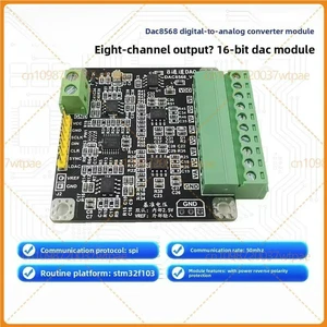 For DAC8568 8Channel 16Bit HighPrecision DAC Converter Module, Adjustable ±5V Output For DAC8568 8Channel 16Bit HighPrecision DAC Converter Module, Adjustable ±5V Output
