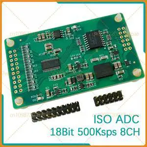For ADS8698 18Bit 500Ksps 8 Channel Isolated SAR ADC Module For ADS8698 18Bit 500Ksps 8 Channel Isolated SAR ADC Module