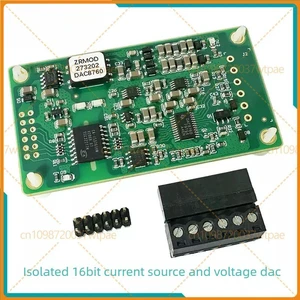 For DAC8760 16Bit High Precision Voltage Current Source Module ±5V ±10V 4-20mA 0-24mA Output For DAC8760 16Bit High Precision Voltage Current Source Module ±5V ±10V 4-20mA 0-24mA Output