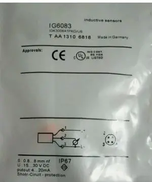 IG6083 IGK3008A1PKG/US Proximity Switch Fast delivery IG6083 IGK3008A1PKG/US Proximity Switch Fast delivery