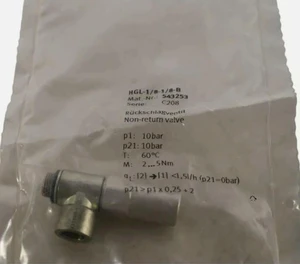 HGL-1/8-1/8-B 543253 Flying Non-Return Valve Assurance Fast transport HGL-1/8-1/8-B 543253 Flying Non-Return Valve Assurance Fast transport