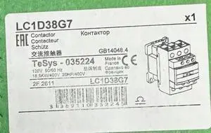 LC1D38G7 with coil contactor Product 1pcs guarantee Fast delivery LC1D38G7 with coil contactor Product 1pcs guarantee Fast delivery