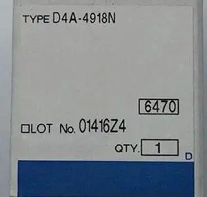 D4A-4918N 1PCS in box Fast Delivery D4A-4918N 1PCS in box Fast Delivery