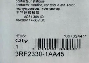 1pcs 3RF2330-1AA45 Solid State Contactor Hot Selling Expedited shipping 1pcs 3RF2330-1AA45 Solid State Contactor Hot Selling Expedited shipping