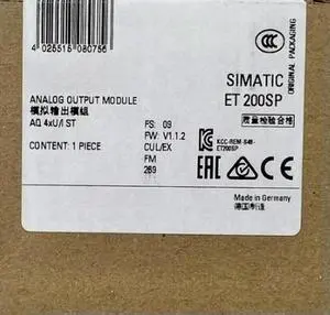 6ES7135-6HD00-0BA1 Analog Output Module 4XU/I Standard 6ES7135-6HD00-0BA1 Fast delivery 6ES7135-6HD00-0BA1 Analog Output Module 4XU/I Standard 6ES7135-6HD00-0BA1 Fast delivery