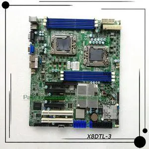 X8DTL-3 For Dual 1366-pin LGA Sockets Server Workstation Motherboard Onboard 8-port SAS Supports Independent Display X8DTL-3 For Dual 1366-pin LGA Sockets Server Workstation Motherboard Onboard 8-port SAS Supports Independent Display