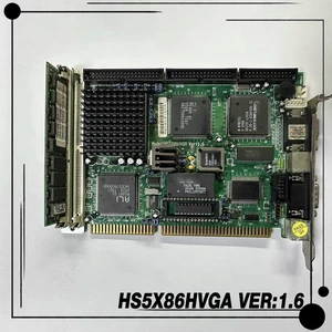 HS5X86HVGA 486 Half-length CPU Motherboard HS5X86HVGA VER:1.6 HS5X86HVGA 486 Half-length CPU Motherboard HS5X86HVGA VER:1.6