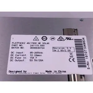 241115.650 FLATPACK2 48/1500 HE For Elt Rectifier Module 241115.650 FLATPACK2 48/1500 HE For Elt Rectifier Module