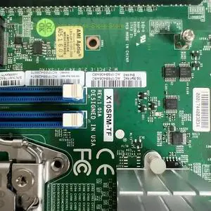Single server motherboard with dual 10 Gigabit Ethernet ports C612 x99 MATX X10SRM-TF Single server motherboard with dual 10 Gigabit Ethernet ports C612 x99 MATX X10SRM-TF