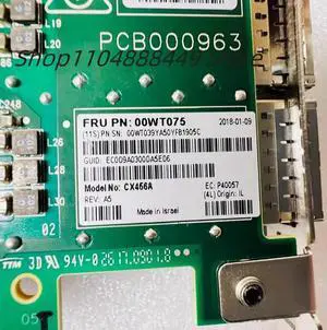 MCX456A-ECAT 100G 10 gigabit network card 00WT075 CX456A MCX456A-ECAT 100G 10 gigabit network card 00WT075 CX456A