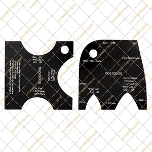 2Pcs Acoustic Guitar Neck Shaping Templates, Martin Style Repair Reference Tool 2Pcs Acoustic Guitar Neck Shaping Templates, Martin Style Repair Reference Tool