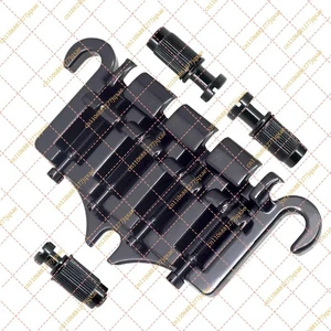 4 String Bass Bridge & Tailpiece, 3-Point Zinc Alloy Replacement Parts for Gibson Style Bass Guitars 4 String Bass Bridge & Tailpiece, 3-Point Zinc Alloy Replacement Parts for Gibson Style Bass Guitars