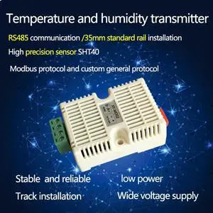 XY-MD02 Temperature And Humidity Transmitter Detection Sensor Module Modbus SHT40 Temperature Sensor RS485 Signal Analog XY-MD02 Temperature And Humidity Transmitter Detection Sensor Module Modbus SHT40 Temperature Sensor RS485 Signal Analog
