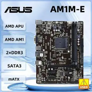 AM1M-E Motherboard AM1 support Athlon-5370 Sempron-2650 3850 Socket AM1 DDR3 32GB Micro ATX AM1M-E Motherboard AM1 support Athlon-5370 Sempron-2650 3850 Socket AM1 DDR3 32GB Micro ATX