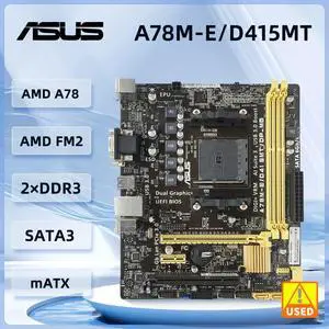 A78M-E Motherboard A78M-E/D415MT A78 Socket FM2/FM2+ DDR3 16GB support A10-6700 A10-6790K A10-7850B CPU A78M-E Motherboard A78M-E/D415MT A78 Socket FM2/FM2+ DDR3 16GB support A10-6700 A10-6790K A10-7850B CPU