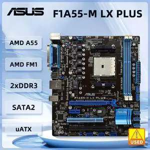 F1A55-M LX PLUS Motherboard Socket FM1 A55 support A8-3850 A6-3500 A8-3820 Athlon IIX4 638X A4-3400 cpu DDR3 ATX F1A55-M LX PLUS Motherboard Socket FM1 A55 support A8-3850 A6-3500 A8-3820 Athlon IIX4 638X A4-3400 cpu DDR3 ATX