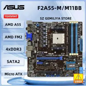F2A55-M Motherboard F2A55-M/M11BB Socket FM2 DDR3 32GB A55 support A4-5300 A8-6500B A4-7300 A10-6700 A4-530 cpu F2A55-M Motherboard F2A55-M/M11BB Socket FM2 DDR3 32GB A55 support A4-5300 A8-6500B A4-7300 A10-6700 A4-530 cpu