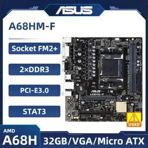 A68HM-F Motherboard A68H Chipset FM2+ DDR3 USB3.0 HDMI VGA DVI Socket FM2+ for A4/A6/A8/A10 Athlon CPU Desktop PC A68HM-F Motherboard A68H Chipset FM2+ DDR3 USB3.0 HDMI VGA DVI Socket FM2+ for A4/A6/A8/A10 Athlon CPU Desktop PC