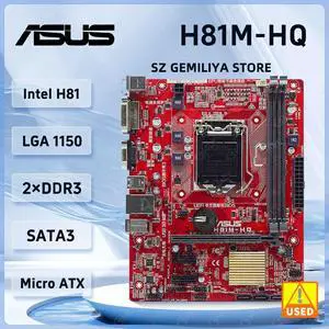 H81M-HQ LGA 1150 Motherboard DDR3 Motherboard 16GB H81 PCI-E 2.0 SATA III USB3.0 Micro ATX For Core i3-4160T i3-4360 H81M-HQ LGA 1150 Motherboard DDR3 Motherboard 16GB H81 PCI-E 2.0 SATA III USB3.0 Micro ATX For Core i3-4160T i3-4360