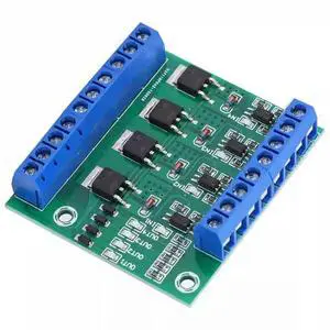 MOS FET 4 Channels Pulse Trigger Switch Controller PWM Input Steady For Motor LED 4 Way 4ch Diy Electronic Module MOS FET 4 Channels Pulse Trigger Switch Controller PWM Input Steady For Motor LED 4 Way 4ch Diy Electronic Module