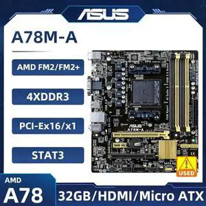 A78M-A Motherboard A78 Socket FM2/FM2+ DDR3 32GB Micro ATX Support A10-6790K A10-7870K A4-4020 A6-5400 cpu A78M-A Motherboard A78 Socket FM2/FM2+ DDR3 32GB Micro ATX Support A10-6790K A10-7870K A4-4020 A6-5400 cpu