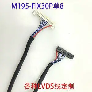 M195XTN01.0 19.5-inch Special LVDS Screen Cable FIX-30P Single 8-Screen Customizable for Industrial Control Screens M195XTN01.0 19.5-inch Special LVDS Screen Cable FIX-30P Single 8-Screen Customizable for Industrial Control Screens