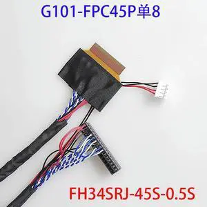 G101IL-S07 screen line 45P single 8 with LED backlight FH34SRJ-45S-0.5SH screen line FPC interface. G101IL-S07 screen line 45P single 8 with LED backlight FH34SRJ-45S-0.5SH screen line FPC interface.