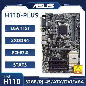 H110-PLUS Motherboard LGA 1151 H110 DDR4 32GB supportCore i3-6300 i3-7300 i5-6500 i7-7700 i5-7400 cpu ATX H110-PLUS Motherboard LGA 1151 H110 DDR4 32GB supportCore i3-6300 i3-7300 i5-6500 i7-7700 i5-7400 cpu ATX