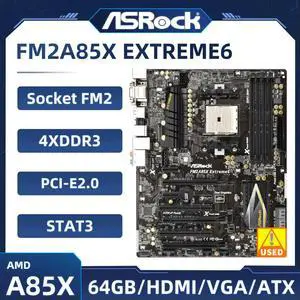 FM2A85X Extreme6 Motherboard Socket FM2 A85X 4×DDR3 64GB USB3.0 PCI-E 2.0 HDMI ATX support A8 AD660KW cpu FM2A85X Extreme6 Motherboard Socket FM2 A85X 4×DDR3 64GB USB3.0 PCI-E 2.0 HDMI ATX support A8 AD660KW cpu