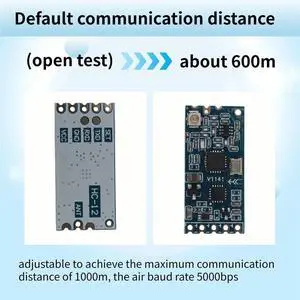 HC-12 433Mhz SI4463 Serial Port Module 1000M Replace Bluetooth HC12 HC-12 433Mhz SI4463 Serial Port Module 1000M Replace Bluetooth HC12
