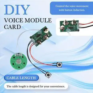 DIY Voice Module Card 4 Minutes Recording Playback Voice Sound Chip Voice Greeting Card for Holiday Luggage Replacement DIY Voice Module Card 4 Minutes Recording Playback Voice Sound Chip Voice Greeting Card for Holiday Luggage Replacement