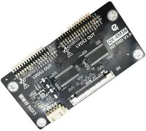 LVDS signal distributor QK-6M36 one-to-two dual-screen simultaneous display splitter adapter commercial display advertising mach LVDS signal distributor QK-6M36 one-to-two dual-screen simultaneous display splitter adapter commercial display advertising mach