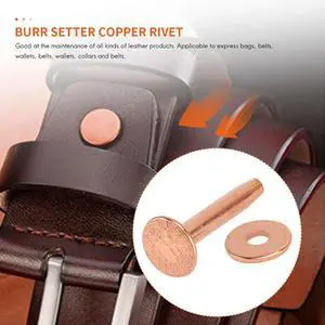 25 Sets Copper Rivet Burrs Washer,3/4 Inch Long Leather Copper Rivet Fastener,for Wallets Leather DIY Craft Supplies 25 Sets Copper Rivet Burrs Washer,3/4 Inch Long Leather Copper Rivet Fastener,for Wallets Leather DIY Craft Supplies
