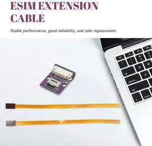ESIM Adapter Plate for 5x6 mm Chips, PCB Cable to ESIM Card, PCB ESIM Cable Soldering Required ESIM Adapter Plate for 5x6 mm Chips, PCB Cable to ESIM Card, PCB ESIM Cable Soldering Required