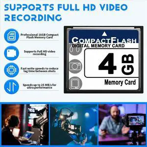 Professional 4GB Compact Flash Memory Card for Camera, Advertising Machine, Industrial Computer Card Professional 4GB Compact Flash Memory Card for Camera, Advertising Machine, Industrial Computer Card