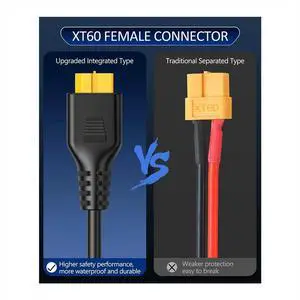 4-In-1 Solar Panel Connector Extension Cable Splitter for Connector DC Adapter Power Plug Female Conn 4-In-1 Solar Panel Connector Extension Cable Splitter for Connector DC Adapter Power Plug Female Conn