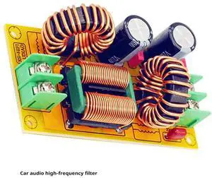 DC LC Filter EMI Filter EMC FCC for 12V 24V HiFi Power Amplifier High Frequency Power Filtering 10A DC LC Filter EMI Filter EMC FCC for 12V 24V HiFi Power Amplifier High Frequency Power Filtering 10A