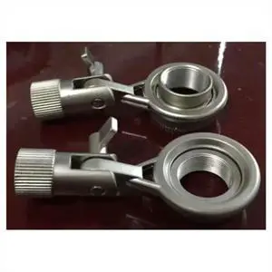 Silver l Mic Clip Microphone Shock Mount Bracket Simple Mic Stand Accessories Use Flexible Angle Adjustment Suitable Silver l Mic Clip Microphone Shock Mount Bracket Simple Mic Stand Accessories Use Flexible Angle Adjustment Suitable