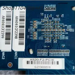 10GB network card X520-F2-PCIE 10GB network card X520-F2-PCIE
