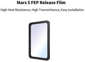 Mars 5 FEP Film Resin Vat for ELEGOO Mars 5 FEP Upgrades 3D Printer Accessories Mars 5 FEP Film Resin Vat for ELEGOO Mars 5 FEP Upgrades 3D Printer Accessories