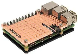 For Raspberry Pi 4 Copper Heatsink Passive Cooling Copper Case Plate 4mm For Raspberry Pi 4 Copper Heatsink Passive Cooling Copper Case Plate 4mm