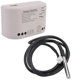 Tuya Zigbee Switch with Temperature Sensor Passive Dry Contact Zigbee Relay Work with Home Assistant AC 85-250V Tuya Zigbee Switch with Temperature Sensor Passive Dry Contact Zigbee Relay Work with Home Assistant AC 85-250V