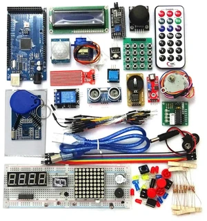 MEGA2560 R3 Starter Kit Motor Servo RFID Ultrasonic Ranging Relay LCD For MEGA2560 R3 Starter Kit Motor Servo RFID Ultrasonic Ranging Relay LCD For