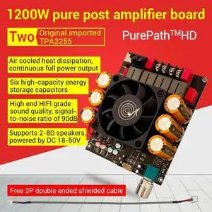ZK-6002 Pure Post Amplifier Board 2.0 Stereo With High And Low Frequency Modulation 600W+600W TPA3255 ZK-6002 Pure Post Amplifier Board 2.0 Stereo With High And Low Frequency Modulation 600W+600W TPA3255