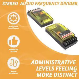 2PCS 2 Way Car Professional Stereo Audio Frequency Divider Stereo Woofer Loudspeaker Speaker Crossover Filter 2PCS 2 Way Car Professional Stereo Audio Frequency Divider Stereo Woofer Loudspeaker Speaker Crossover Filter