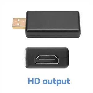 USB to HDMI-Compatible Adapter High-Speed Video Output Interface for Android Multimedia and TV Players USB to HDMI-Compatible Adapter High-Speed Video Output Interface for Android Multimedia and TV Players