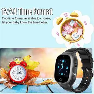 Waterproof Kids Watch Tracker, Student Watch with SOS Alarm Call Camera, Kids Watch with Call Function Black Waterproof Kids Watch Tracker, Student Watch with SOS Alarm Call Camera, Kids Watch with Call Function Black