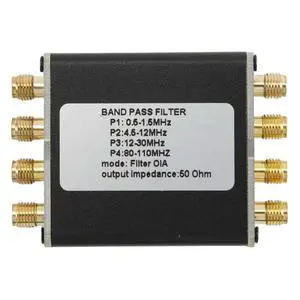 Malachite Radio Pre-Filter BPF Bandpass Filter 50 Ohm SMA Socket Malachite Radio Pre-Filter BPF Bandpass Filter 50 Ohm SMA Socket