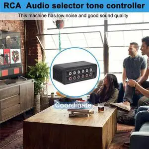 5CH Audio Distributor Stereo Audio Mixer 1 Input 5 Output Splitter for Power Amplifier Active Audio 5CH Audio Distributor Stereo Audio Mixer 1 Input 5 Output Splitter for Power Amplifier Active Audio