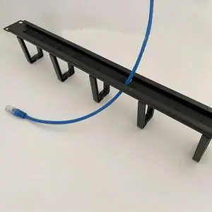 1U 19 Inch Rack Cabinets Cable Management Network Organizer Network Brush Panel Five Ring Detachable Wire Manager Frame 1U 19 Inch Rack Cabinets Cable Management Network Organizer Network Brush Panel Five Ring Detachable Wire Manager Frame